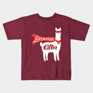 Drama Killer - Llama Super Hero Kids T-Shirt